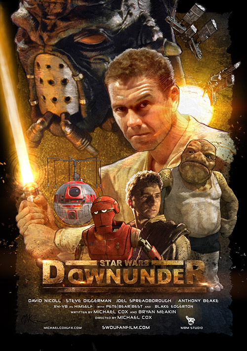 Star Wars Downunder Fan Film Poster Small